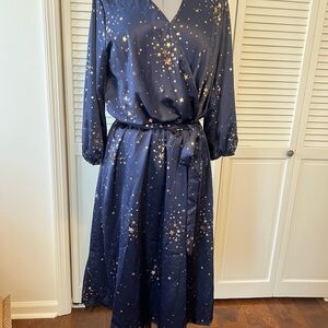 Starry Night Wrap Dress